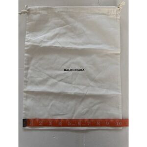 Balenciaga White Black 10X13 Travel Luxury Storage Dust Bag
